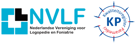 Logopediepraktijk Weesp NVLF en KP logo